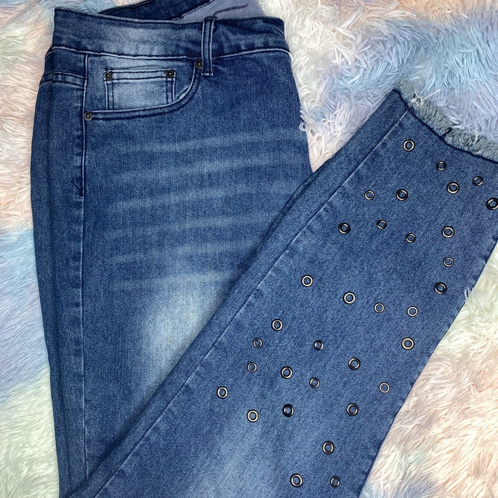 Plus Size Denim Vintage Style Jeans